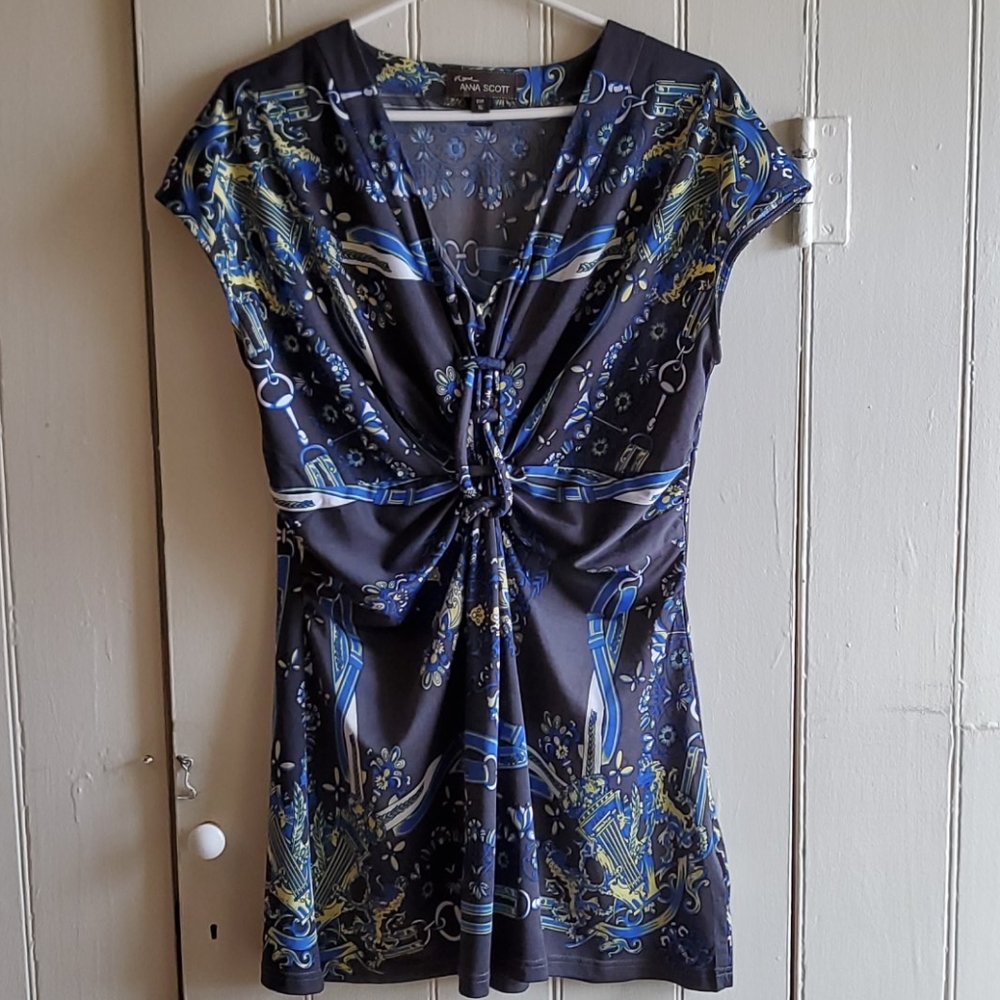 Anna Scott Fall Tunic Top Dress Size L/XL